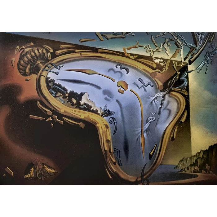Bluebird Art by 60104 - Salvador Dalí - Soft Watch Exploding in 888 Particles after 20 Years of Total Immobility - 1000 db-os puzzle