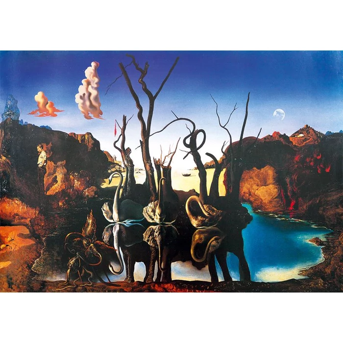 Bluebird Art by 60105 - Salvador Dalí - Swans Reflecting Elephants, 1937 - 1000 db-os puzzle