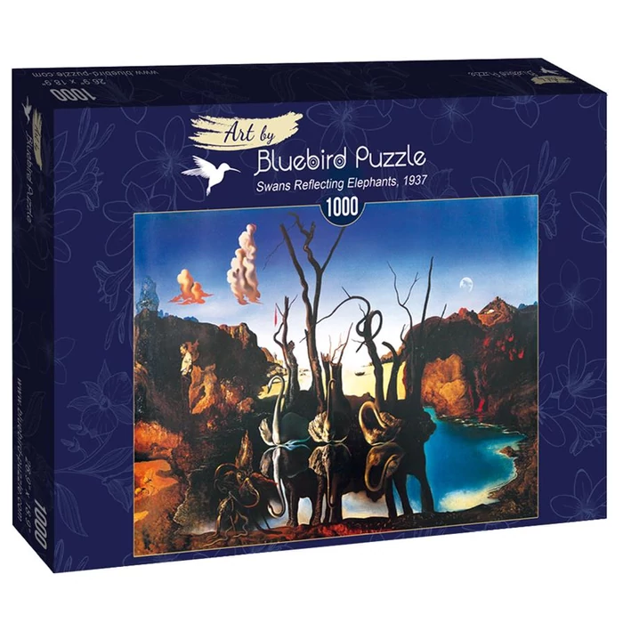 Bluebird Art by 60105 - Salvador Dalí - Swans Reflecting Elephants, 1937 - 1000 db-os puzzle