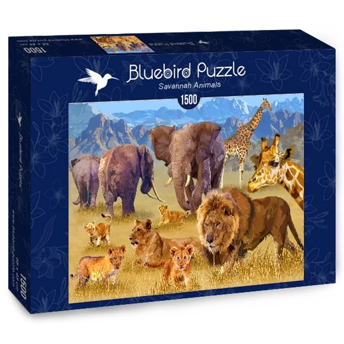 Bluebird 70419 - Savannah Animals - 1500 db-os puzzle