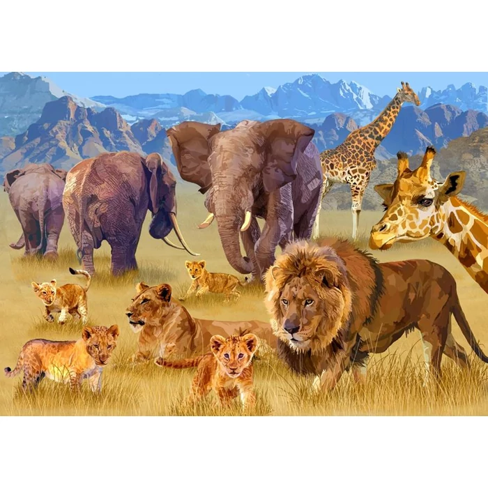 Bluebird 70419 - Savannah Animals - 1500 db-os puzzle