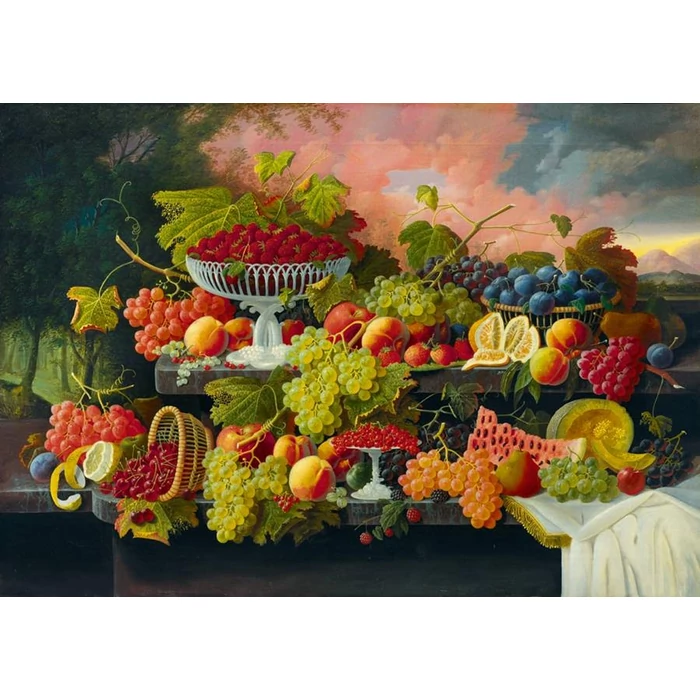 Bluebird Art by 60024 - Severin Roesen - Still Life 1867 - 1000 db-os puzzle