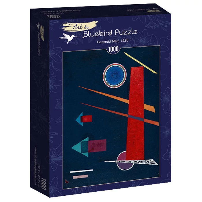 Bluebird 60127 - Vassily Kandinsky - Powerful Red, 1928 - 1000 db-os Art by puzzle