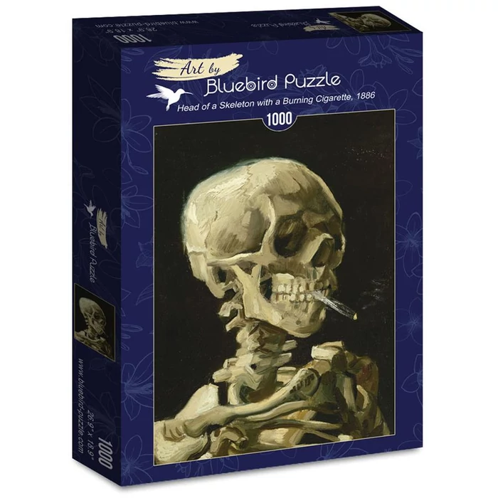 Bluebird 60134 - Vincent Van Gogh - Head of a Skeleton with a Burning Cigarette, 1886 - 1000 db-os Art by puzzle