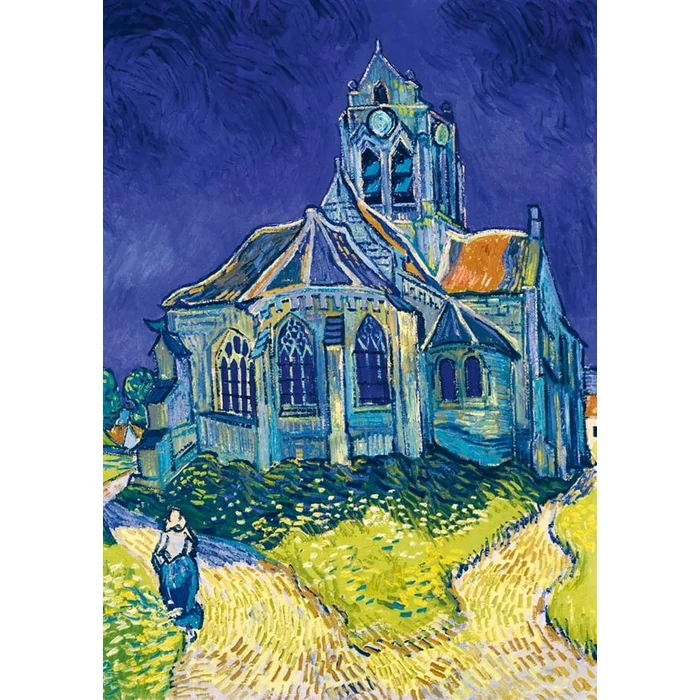 Bluebird Art by 60089 - Vincent Van Gogh - The Church in Auvers-sur-Oise, 1890 - 1000 db-os puzzle