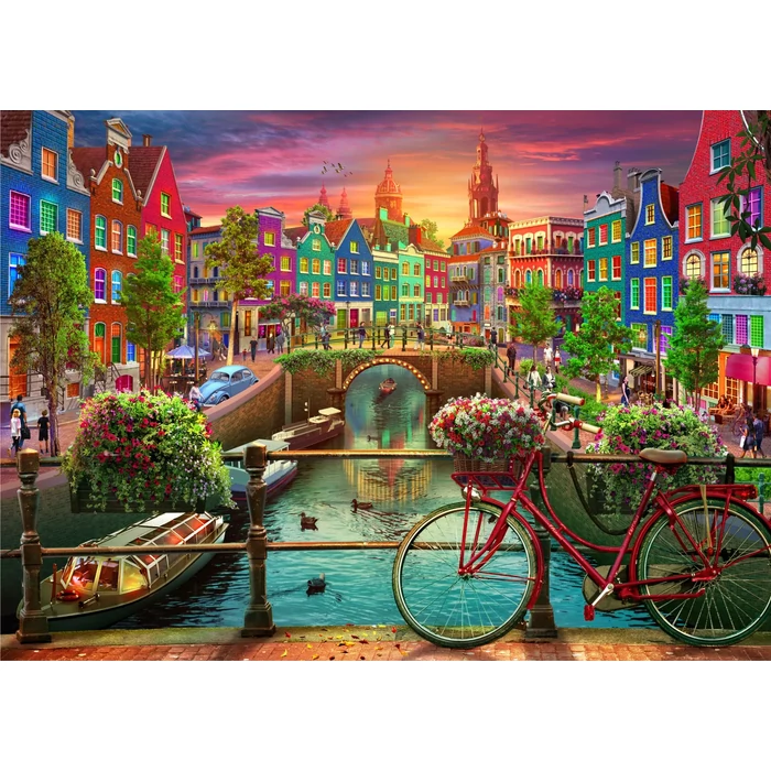 Brain Tree 2102114 - Amsterdam  - 1000 db-os puzzle