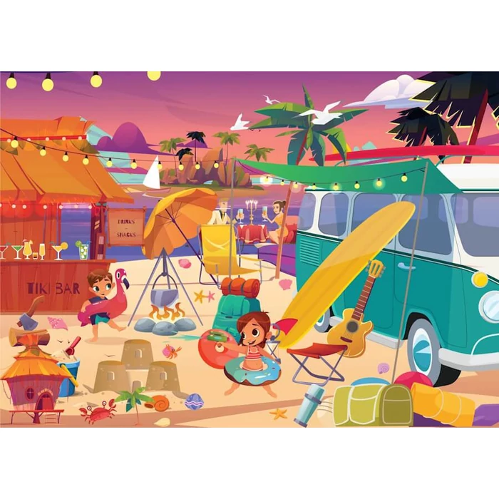 Brain Tree 2102111 - Beach Sunset - 1000 db-os puzzle