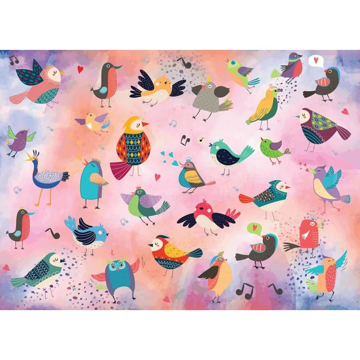 Brain Tree 2102051 - Birds - 1000 db-os puzzle