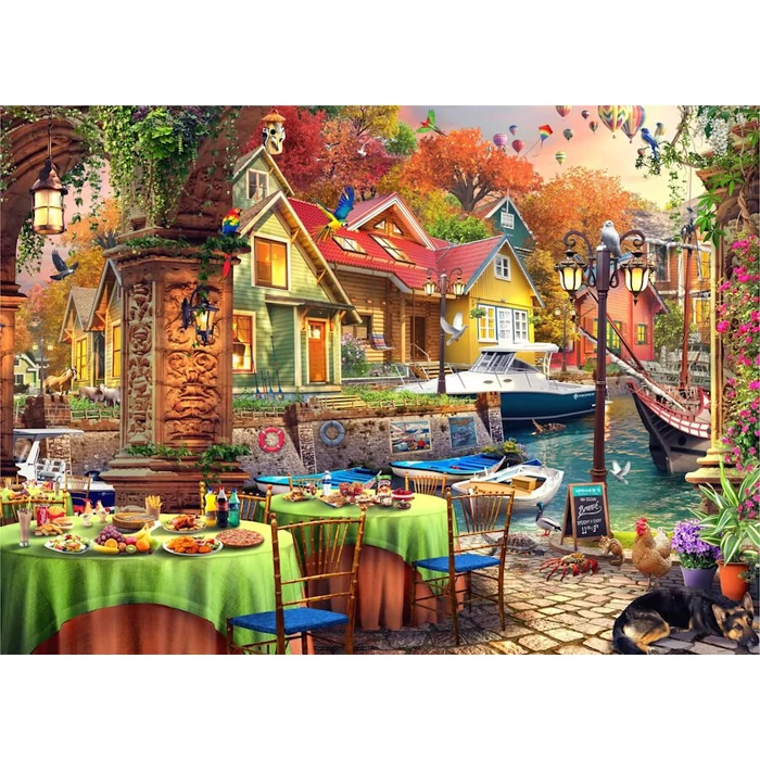 Brain Tree 2102151 - Boat club breakfast - 1000 db-os puzzle