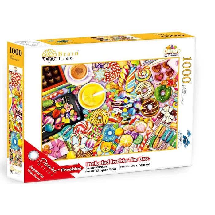 Brain Tree 2102145 - Candy Collection - 1000 db-os puzzle - Puzzle 1000 db
