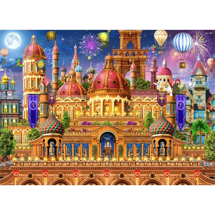 Brain Tree 2102150 - Castle Festival - 1000 db-os puzzle
