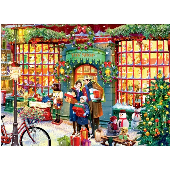 Brain Tree 2102117 - Chirstmas Toys - 1000 db-os puzzle