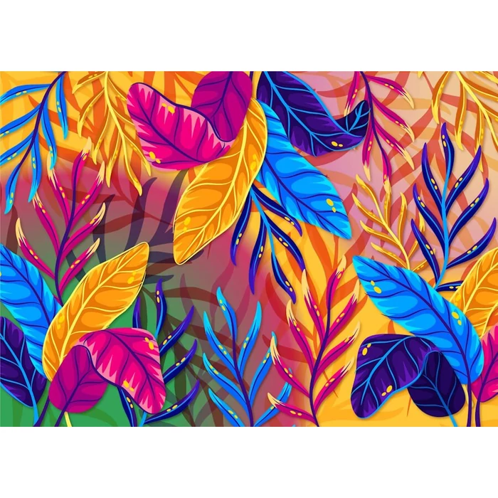 Brain Tree 2102113 - Colorful Plant - 1000 db-os puzzle