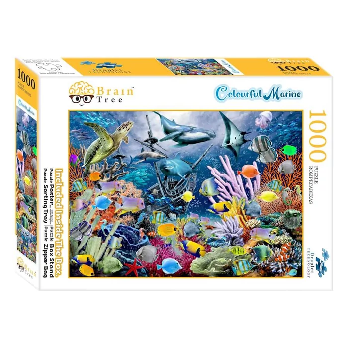Brain Tree 2102039 - Colourful Marine - 1000 db-os puzzle