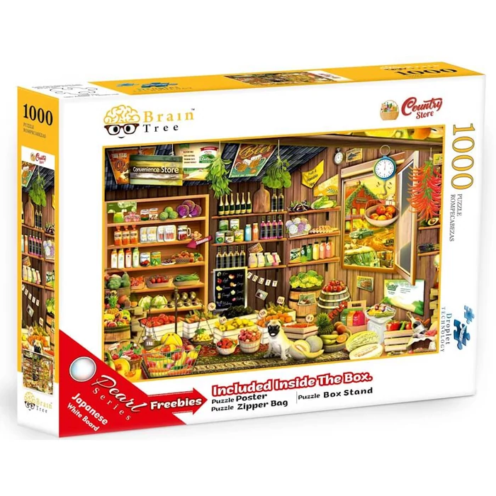 Brain Tree 2102141 - Country store - 1000 db-os puzzle