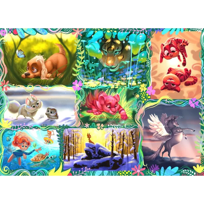 Brain Tree 2102068 - Cute Animals - 1000 db-os puzzle
