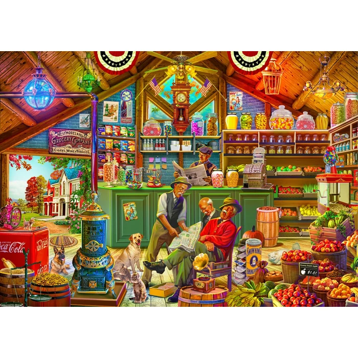 Brain Tree 2102129 - Fruit And Candy - 1000 db-os puzzle