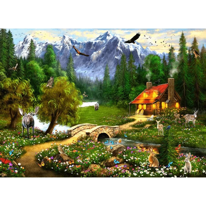 Brain Tree 2102044 - Medieval House - 1000 db-os puzzle