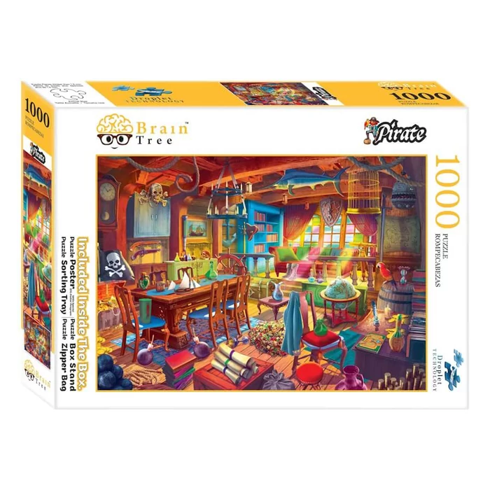 Brain Tree 2102086 - Pirate - 1000 db-os puzzle
