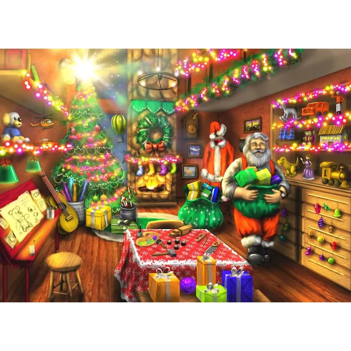Brain Tree 2102071 - Santa's Workshop - 1000 db-os puzzle