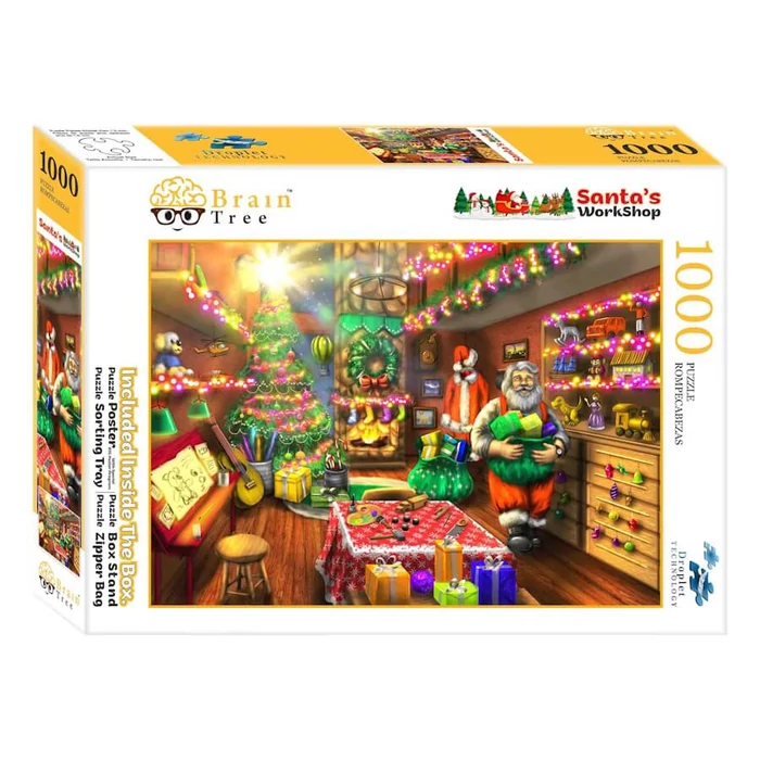 Brain Tree 2102071 - Santa's Workshop - 1000 db-os puzzle