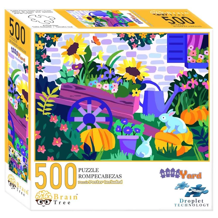 Brain Tree 2202004 - Back Yard  - 500 db-os puzzle