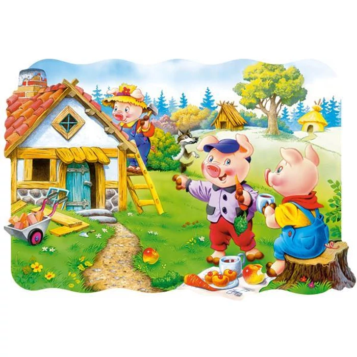 Castorland B-03259 - A három kismalac - 30 db-os puzzle