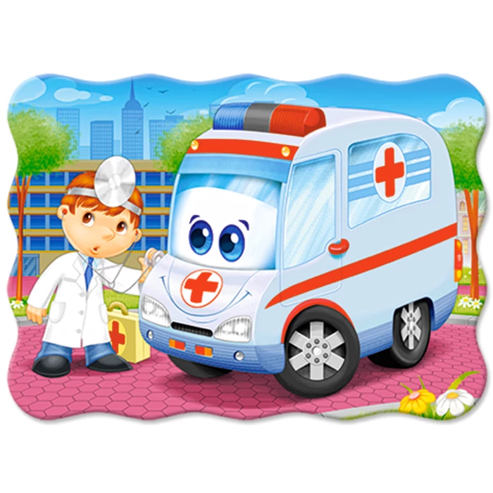 Castorland B-03471 - Mentő orvos - 30 db-os puzzle