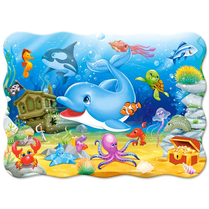Castorland B-03501 - Víz alatti barátok - 30 db-os puzzle