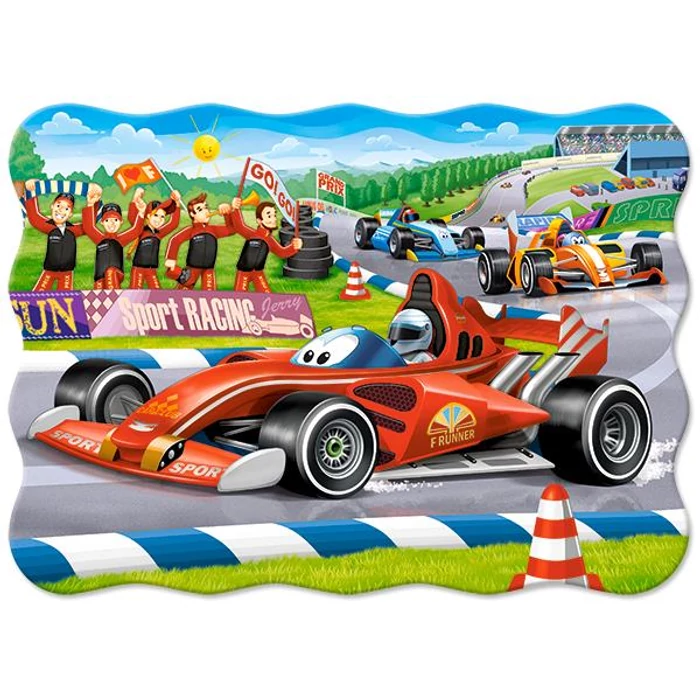 Castorland B-03761 - Versenyautók - 30 db-os puzzle