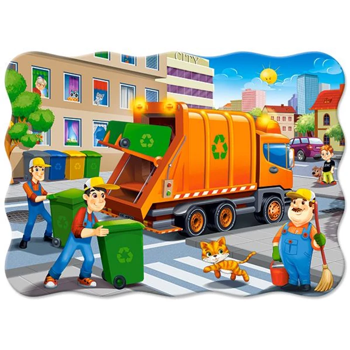 Castorland B-03778 - A kukásautó - 30 db-os puzzle