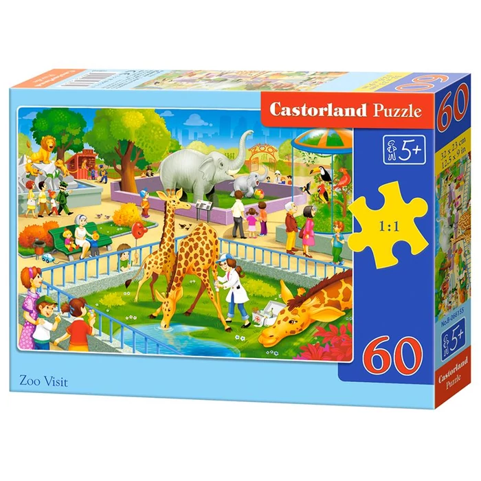 Castorland B-066155 - Az állatkertben - 60 db-os puzzle