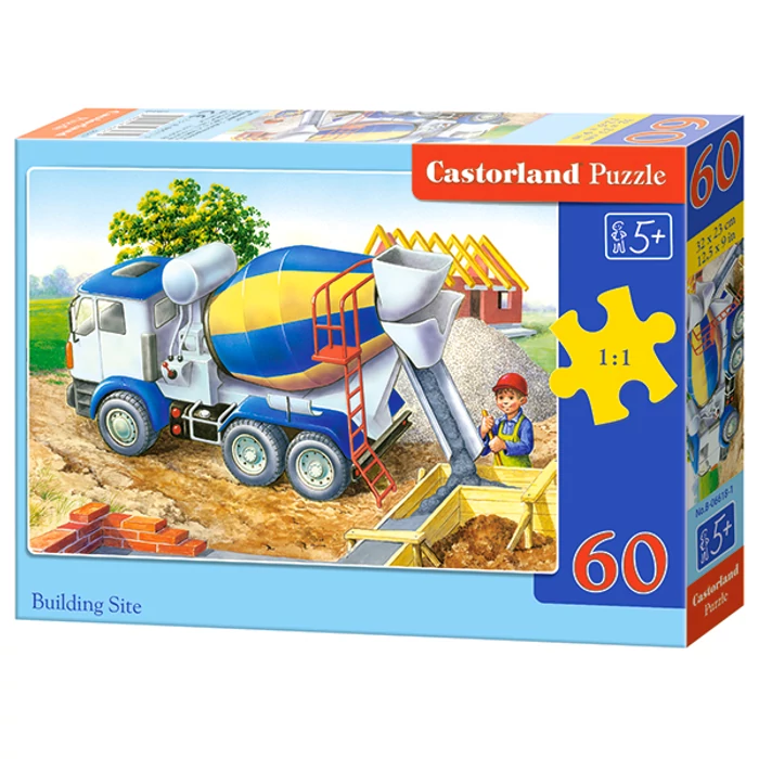 Castorland B-06618 - Építkezés - 60 db-os puzzle