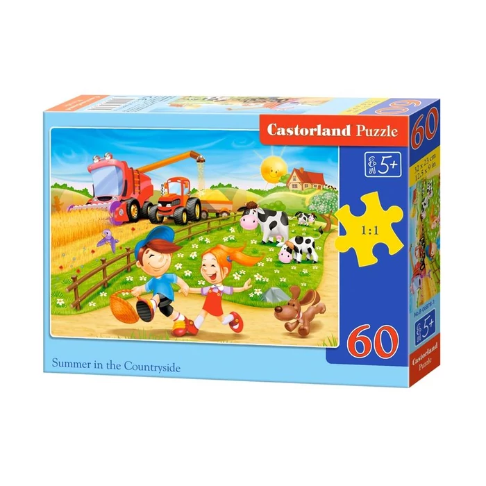 Castorland B-06878 - Nyáron a vidéken - 60 db-os puzzle