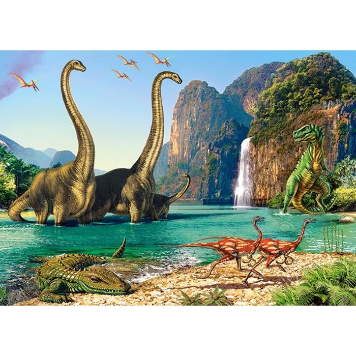 Castorland B-06922 - A dinoszauruszok világában - 60 db-os puzzle