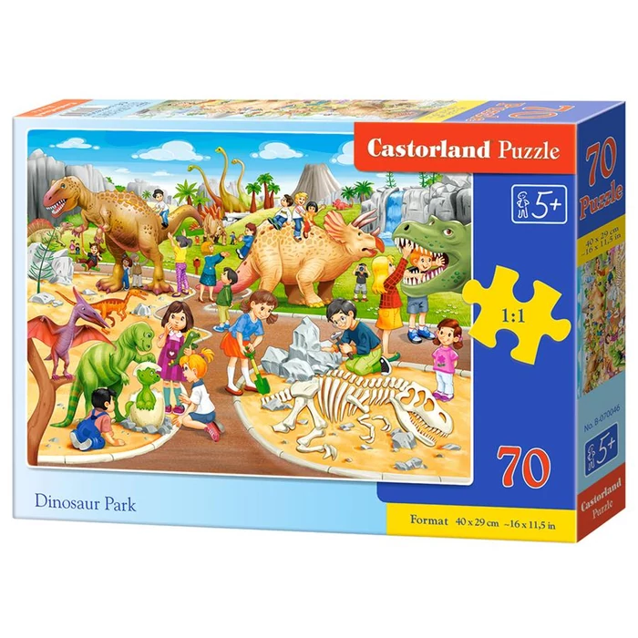 Castorland B-070046 - Dínó park - 70 db-os puzzle