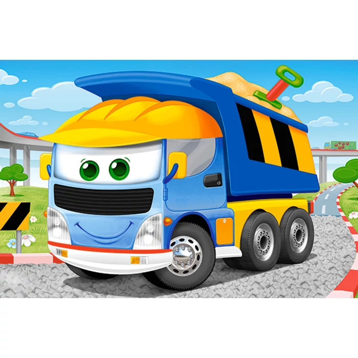 Castorland C-08521-BP - Járművek - 54 db-os Mini puzzle