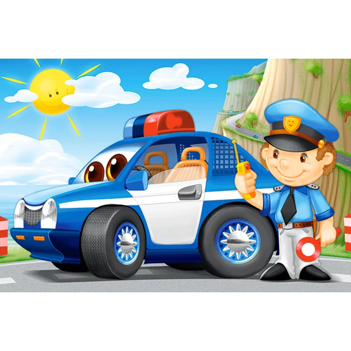 Castorland C-08521-BP - Járművek - 54 db-os Mini puzzle