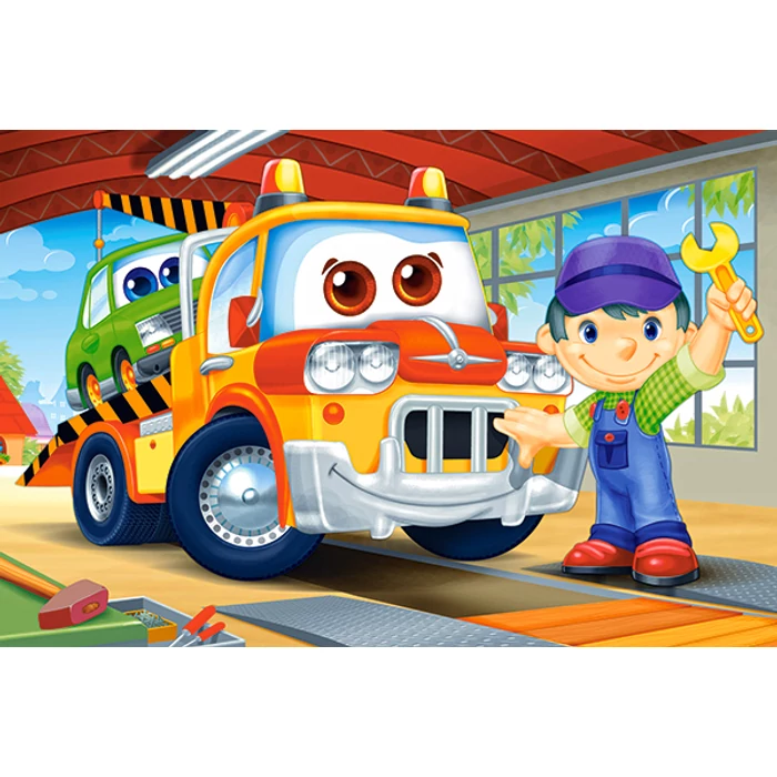 Castorland C-08521-BP - Járművek - 54 db-os Mini puzzle