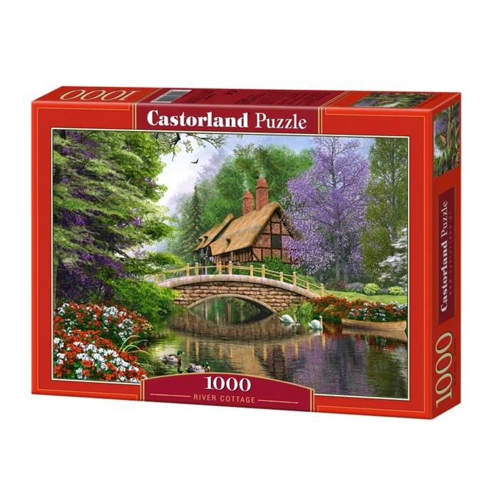 Castorland C-102365 - Folyóparti házikó - 1000 db-os puzzle