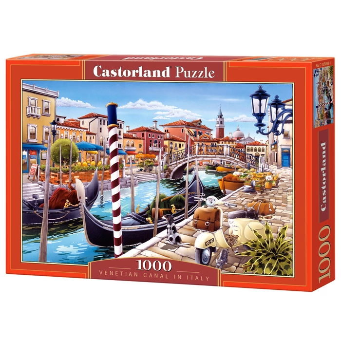Castorland C-103058 - Velencei csatorna Olaszország - 1000 db-os puzzle