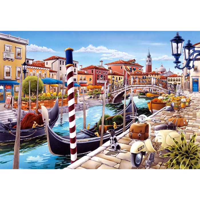 Castorland C-103058 - Velencei csatorna, Olaszország - 1000 db-os puzzle