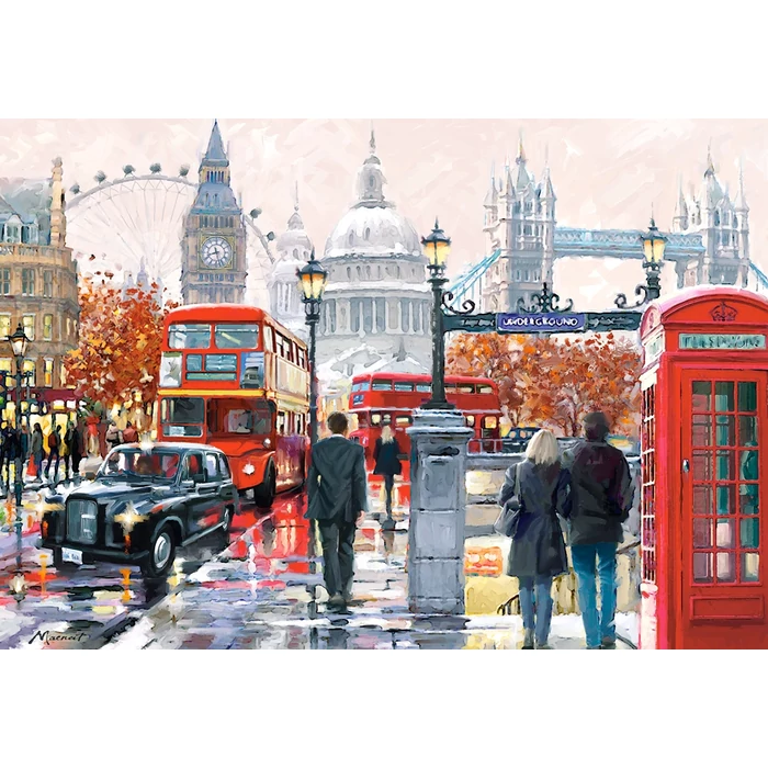 Castorland C-103140 - London kollázs - 1000 db-os puzzle