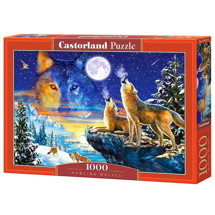Castorland C-103317 - Üvöltő farkasok - 1000 db-os puzzle