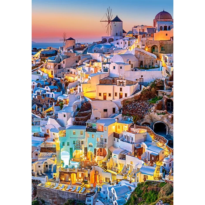 Castorland C-103522 - Santorini fényei - 1000 db-os puzzle