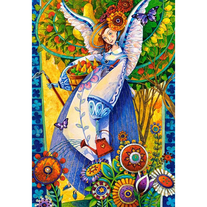 Castorland C-103829 - Szüretelő angyal - 1000 db-os puzzle