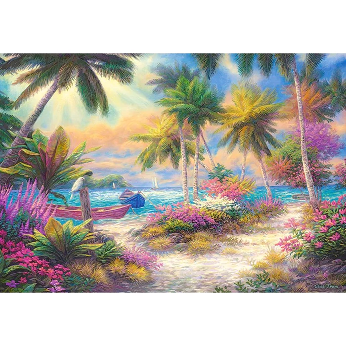 Castorland C-103942 - Pálmák szigete - 1000 db-os puzzle