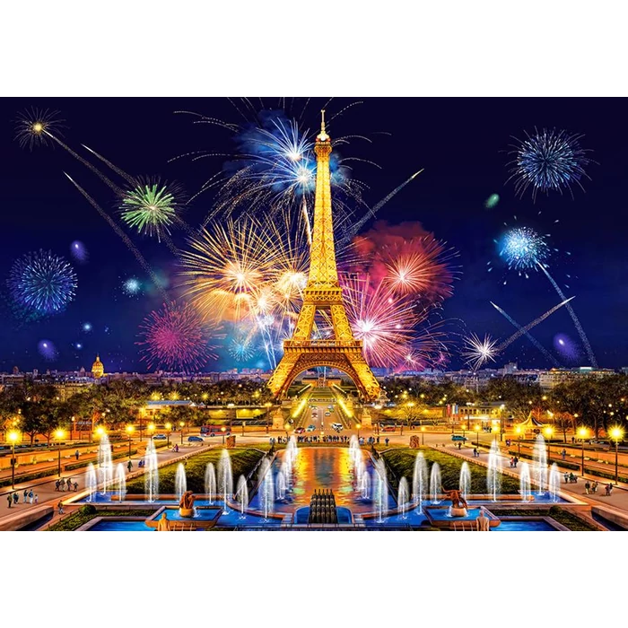 Castorland C-103997 - Varázslatos párizsi éjszaka - 1000 db-os puzzle