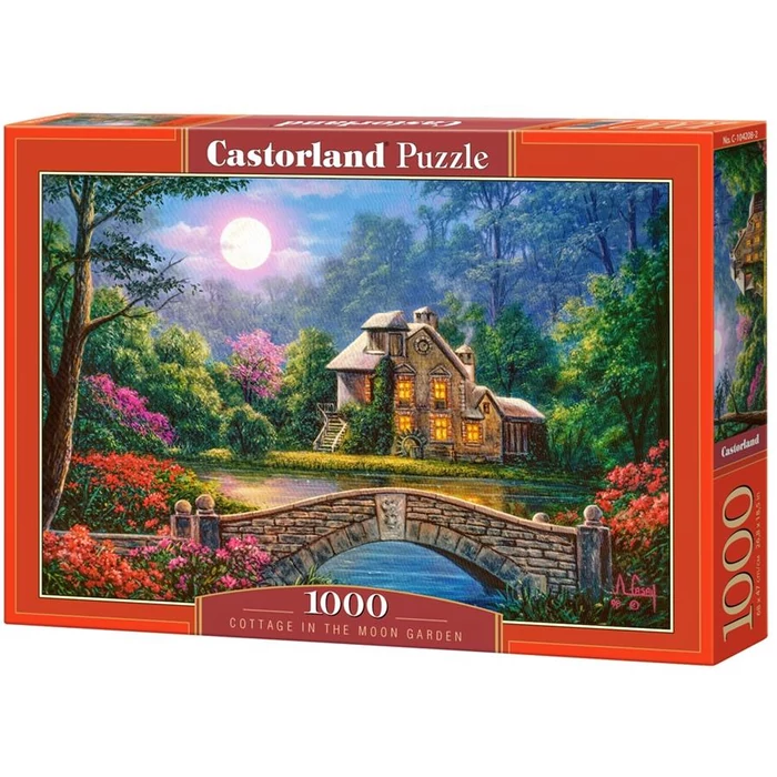 Castorland C-104208 - Házikó a tónál - 1000 db-os puzzle