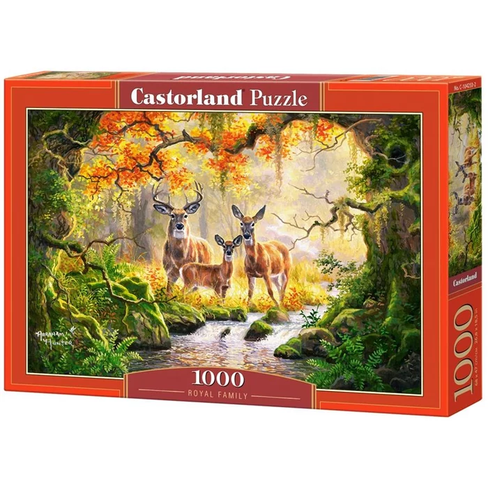 Castorland C-104253 - Szarvas család - 1000 db-os puzzle